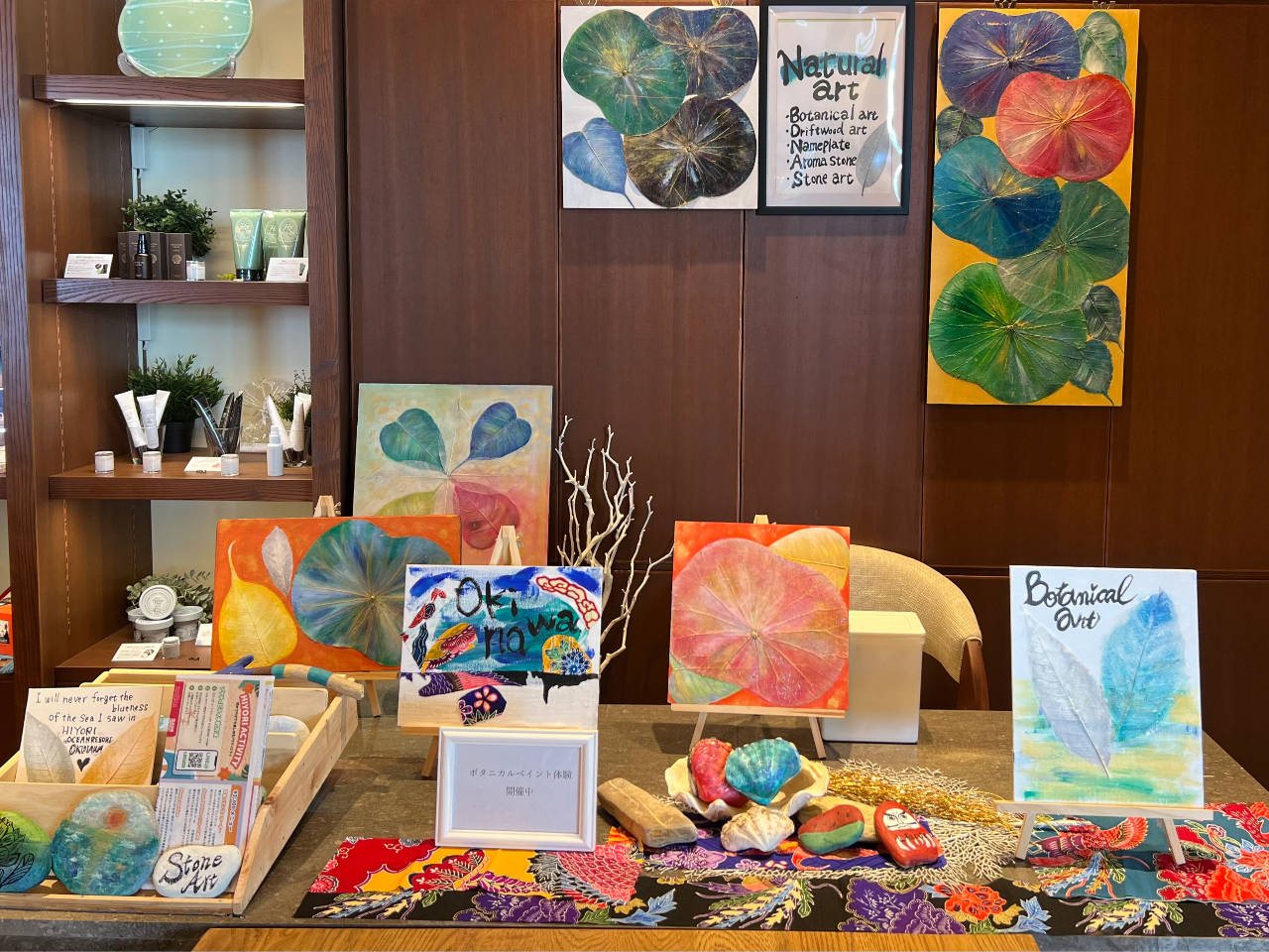 作った作品はその日のうちにお持ち帰り可能です♪