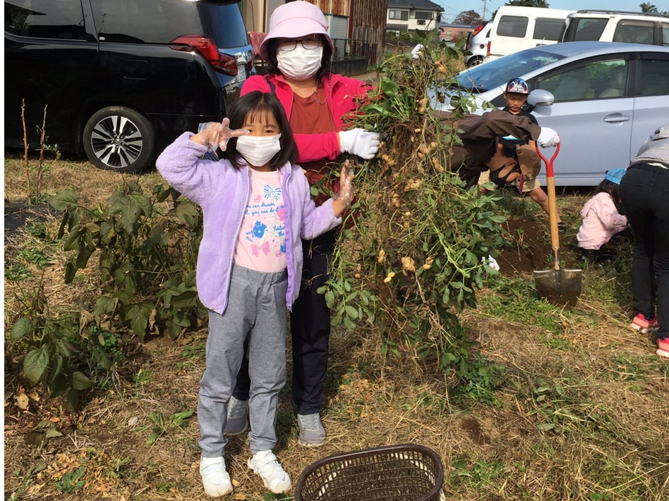 はじめて掘ったよ!食べるのが楽しみだなあ