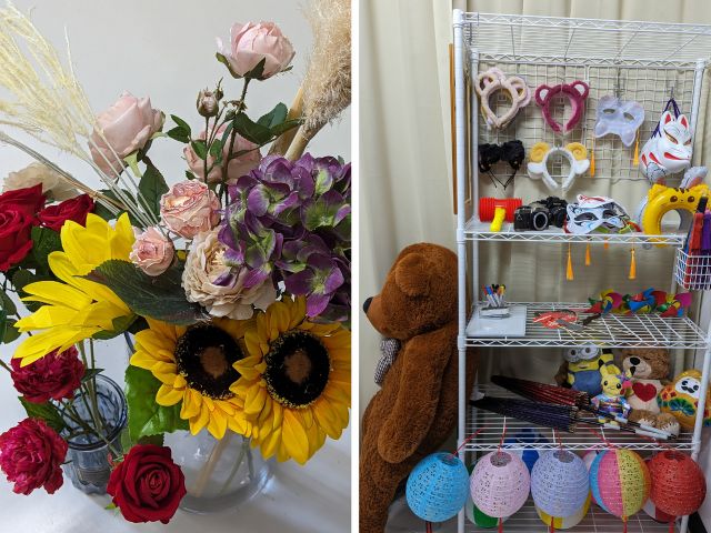 豊富な小物の中から選んでお使いいただけます。