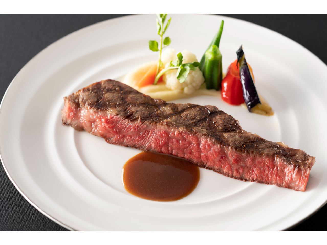 �O���Y���̃X�e�[�L�@�i�t�B����120���@�܂��́@���u���[�X180���j���O���[�h�A�b�v���j���[