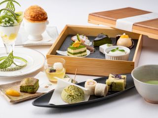 祇園辻利のお茶を使った新緑アフタヌーンティー 2026 ※写真はイメージです。