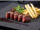 国産牛ロース肉のグリル トリュフ薫るフライドポテトを添えて 芳醇な赤ワインのソース