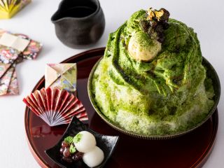 祇園辻利の抹茶でつくる宇治金時