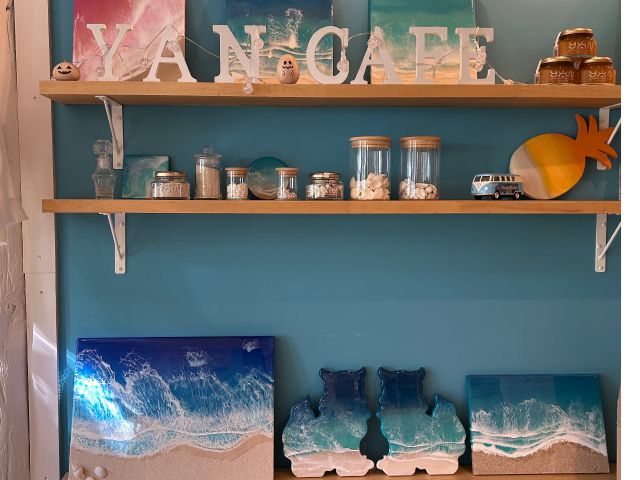 沖縄の楽しい思い出にレジンアート体験♪