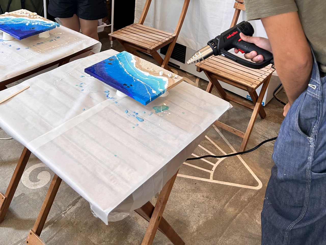 世界でひとつだけのご自分の波アートをお楽しみください♪