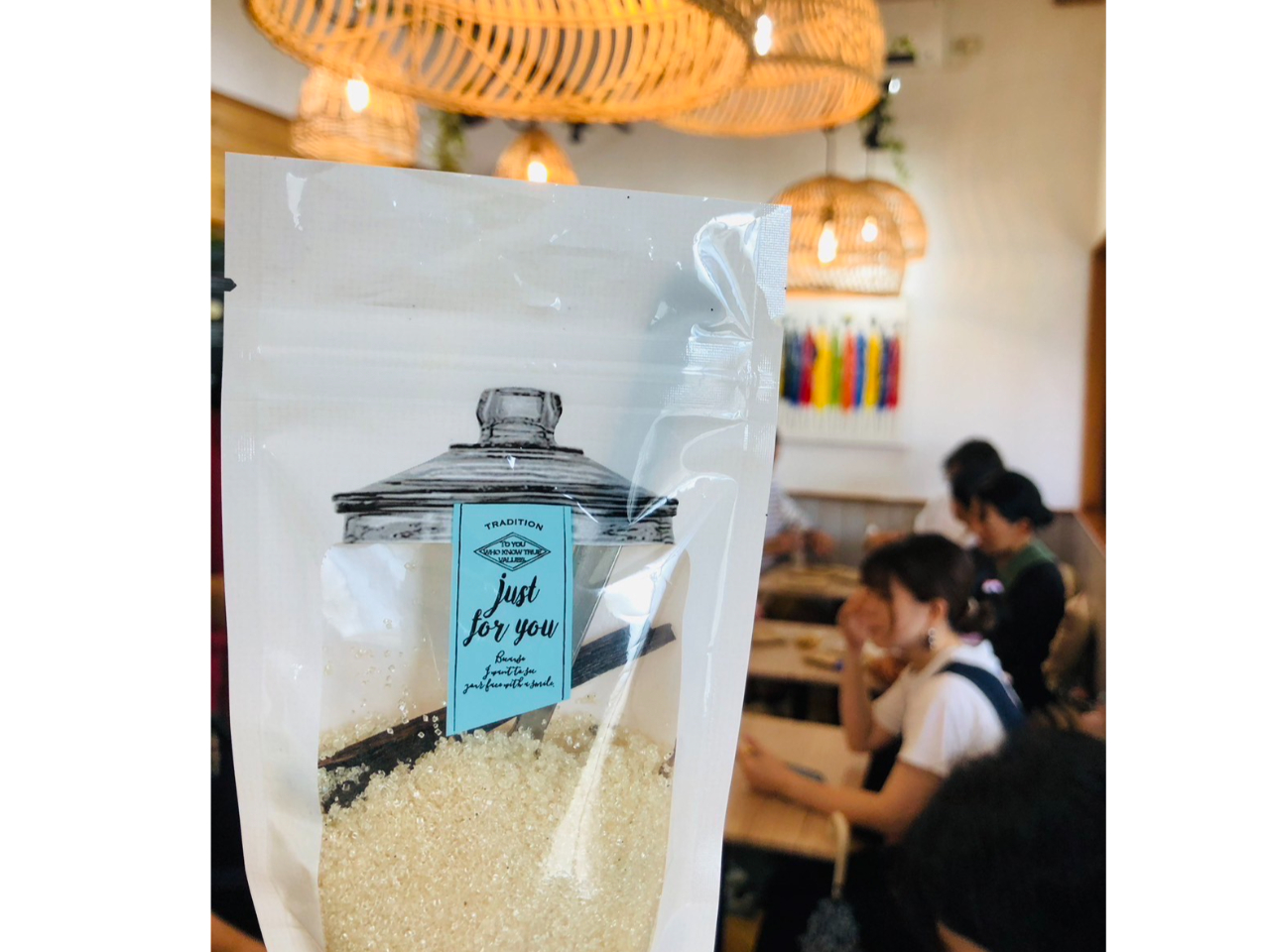 お作りいただいたバニラシュガーはお持ち帰りいただけます。