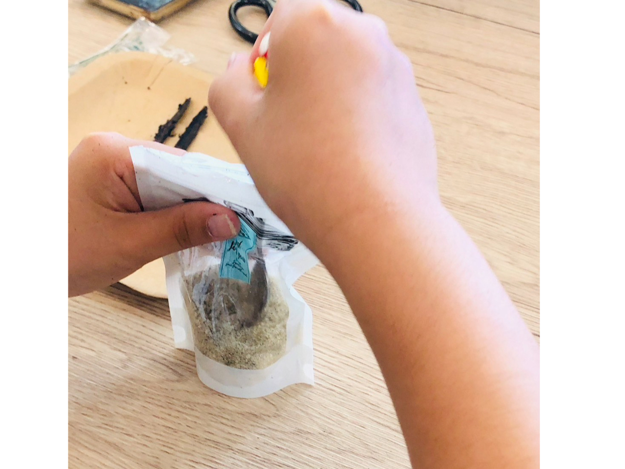 バニラビーンズを贅沢に使用!