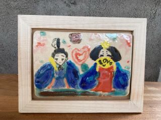 陶板画・フレームをつけたらお部屋のインテリアとして長くお使い頂けます。