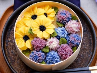 夏の限定レッスン(向日葵と紫陽花のボックス)
