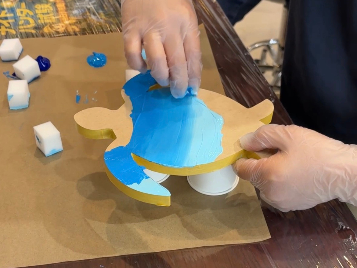 宮古島・当日予約OK】空港5分！雨の日OK｜送料無料！大きな『ウミガメ