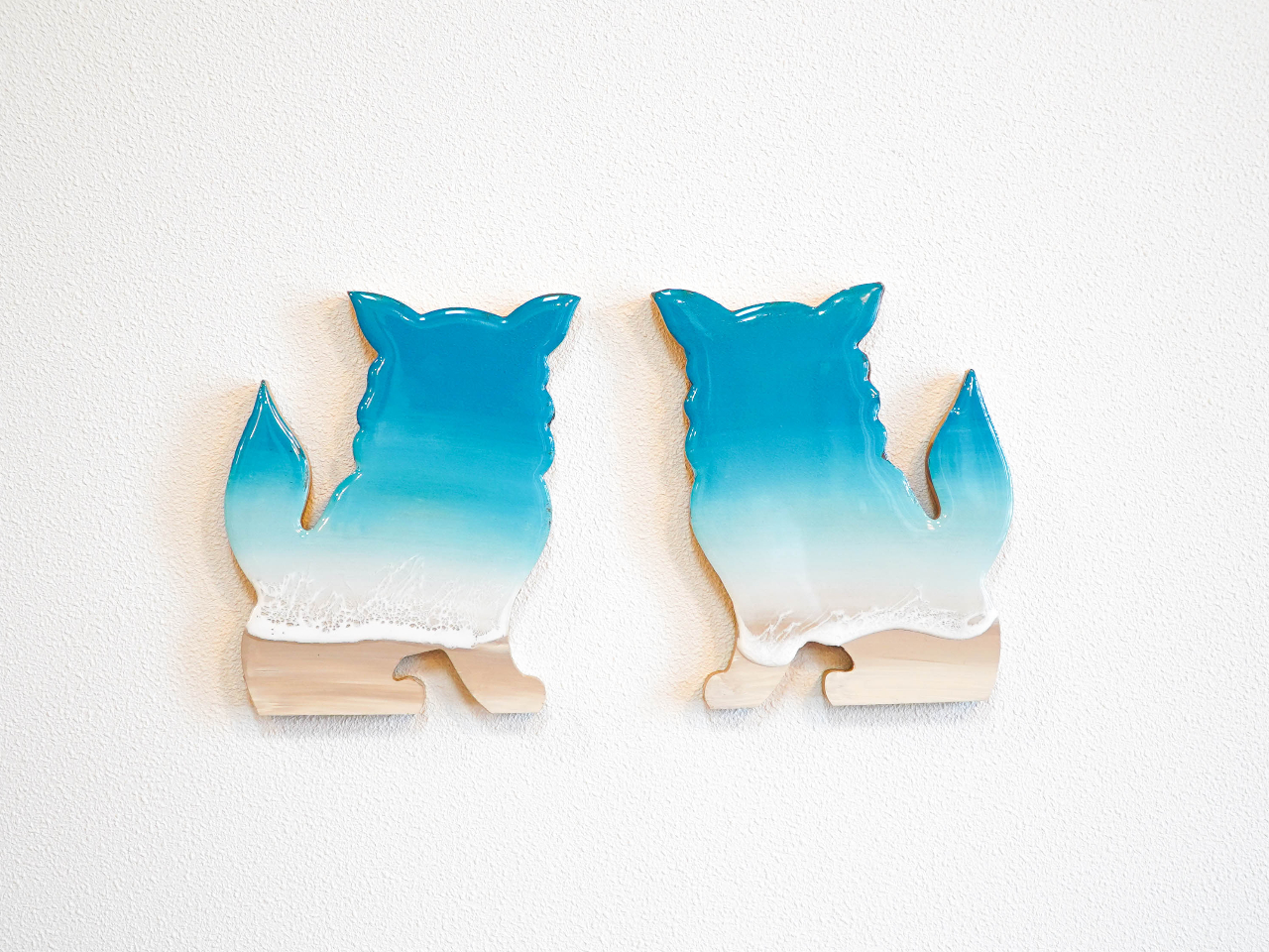 宮古島限定♪海の素材でつくるレジンシーサー体験(守り神アート)