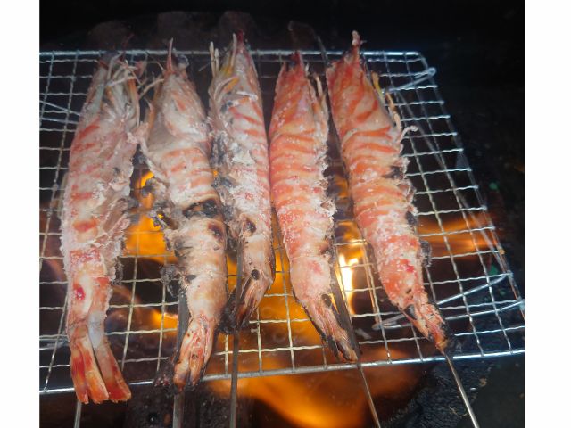 エビや、車海老の焼き物(時期によりかわります)