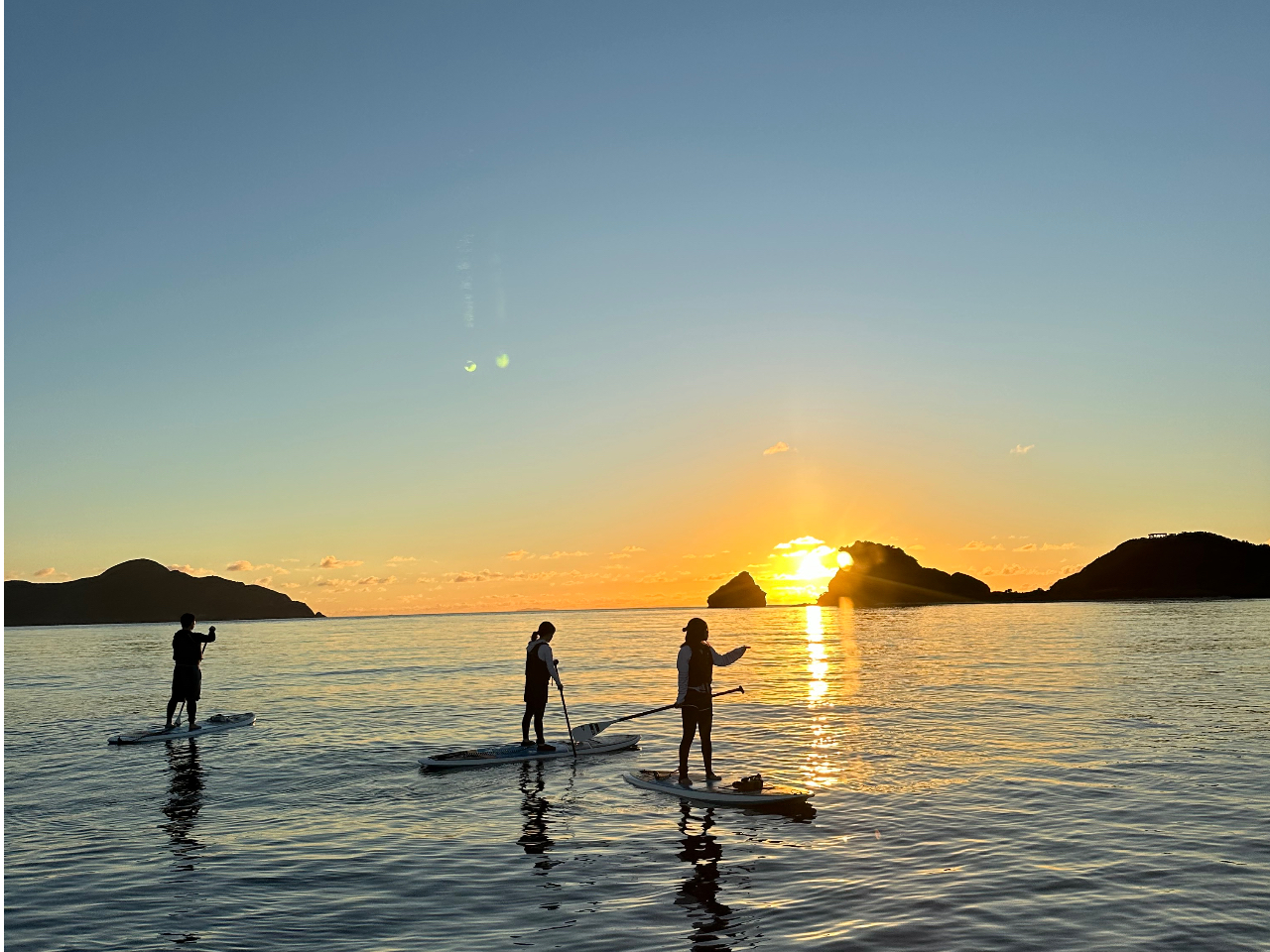 沖縄/座間味島】座間味ステイ限定＊写真撮影付き＊サンセットSUP