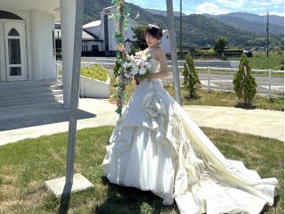 屋外の写真映えスポットでもお撮りいただけます!(別途追加料金)