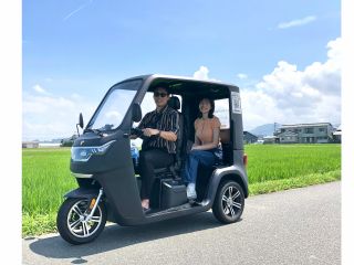 友達・カップル・女子旅に!EVトゥクトゥクでフォト旅行!