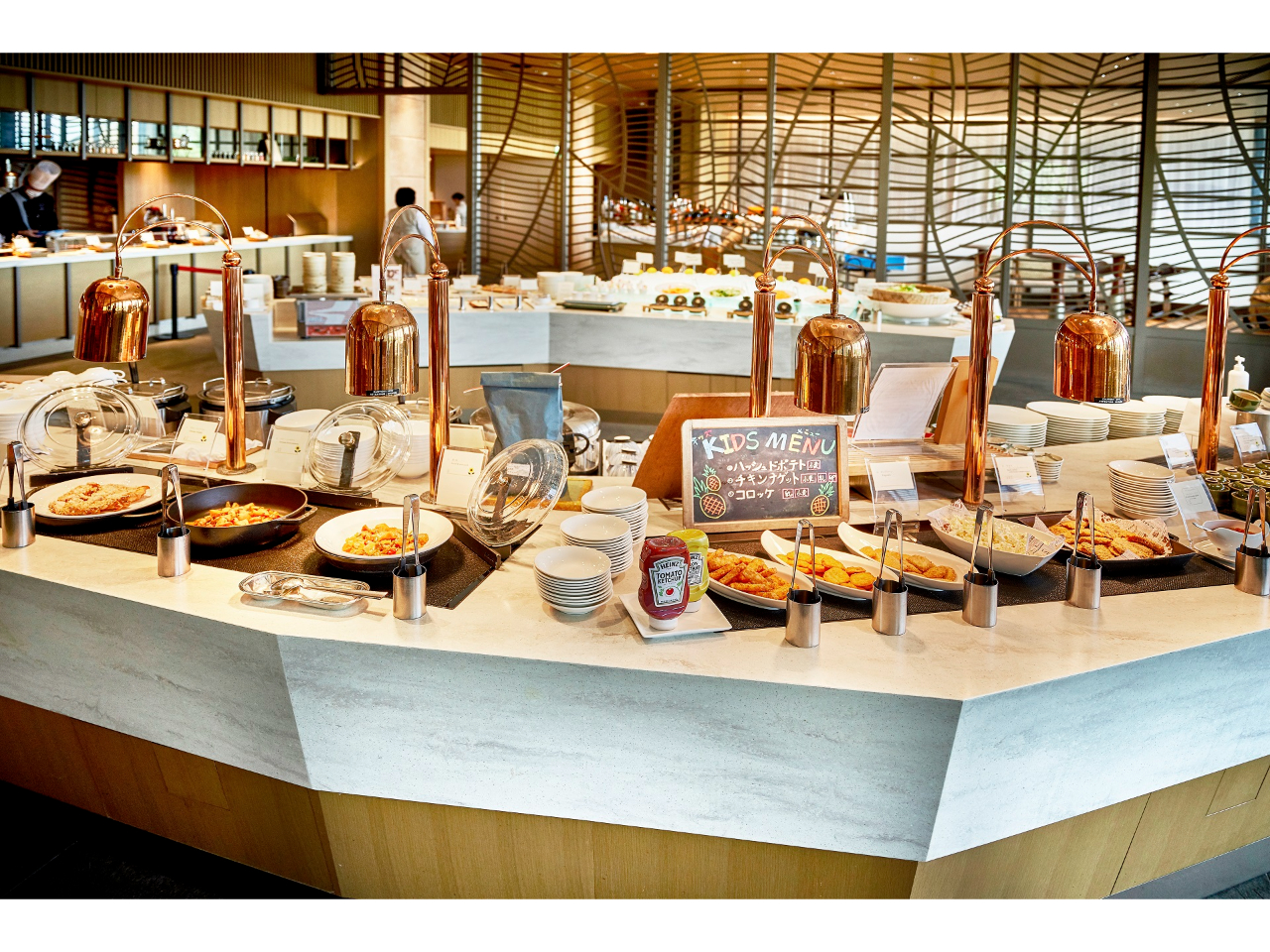 お子様も楽しめるキッズメニューのコーナーもご用意しております♪