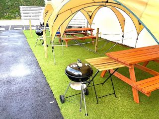 施設には充実の6名サイト・8名サイトを2つずつご用意♪