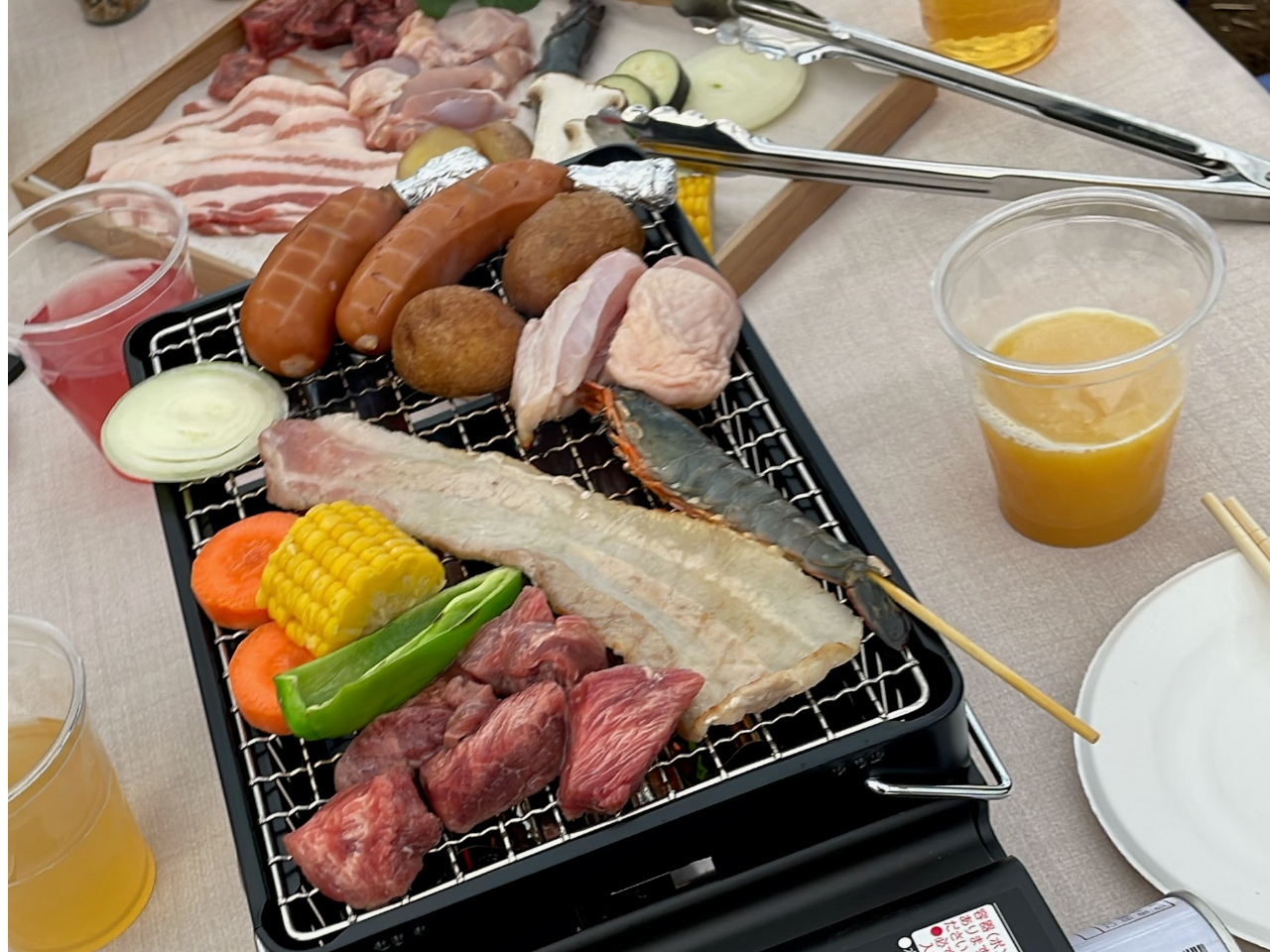 ≪お持ち込みBBQプラン≫お好きな食材&ドリンクお持ち込みください♪