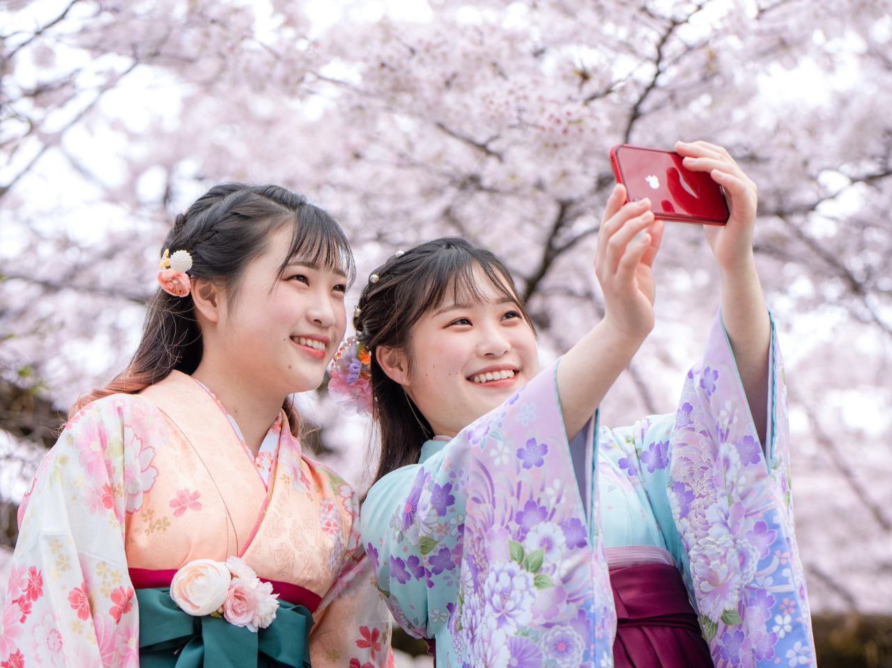 着物姿でSNS映え間違い無し