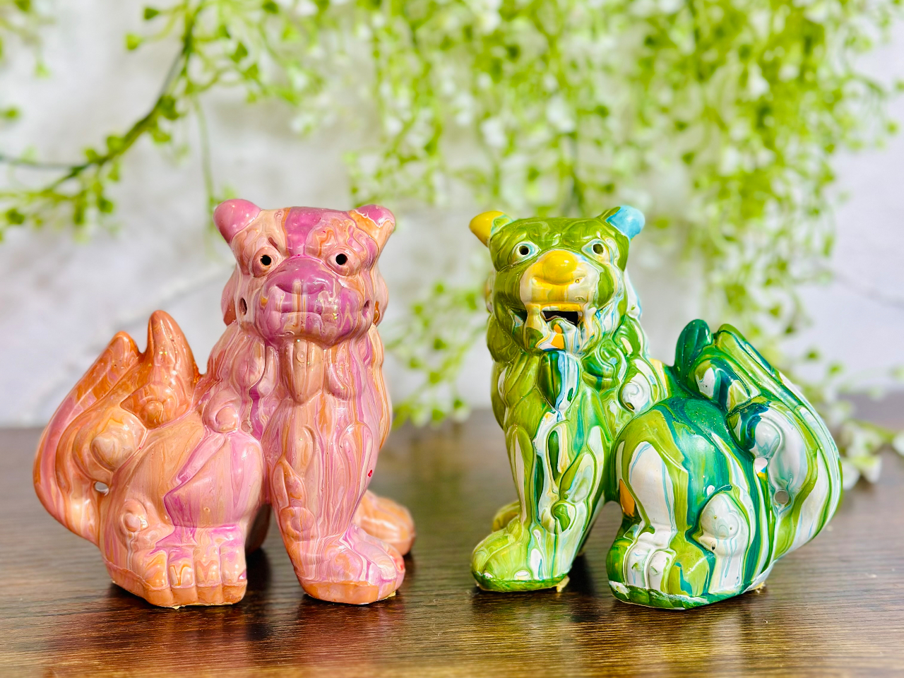 阿吽(あうん)シーサー2体セットが人気!