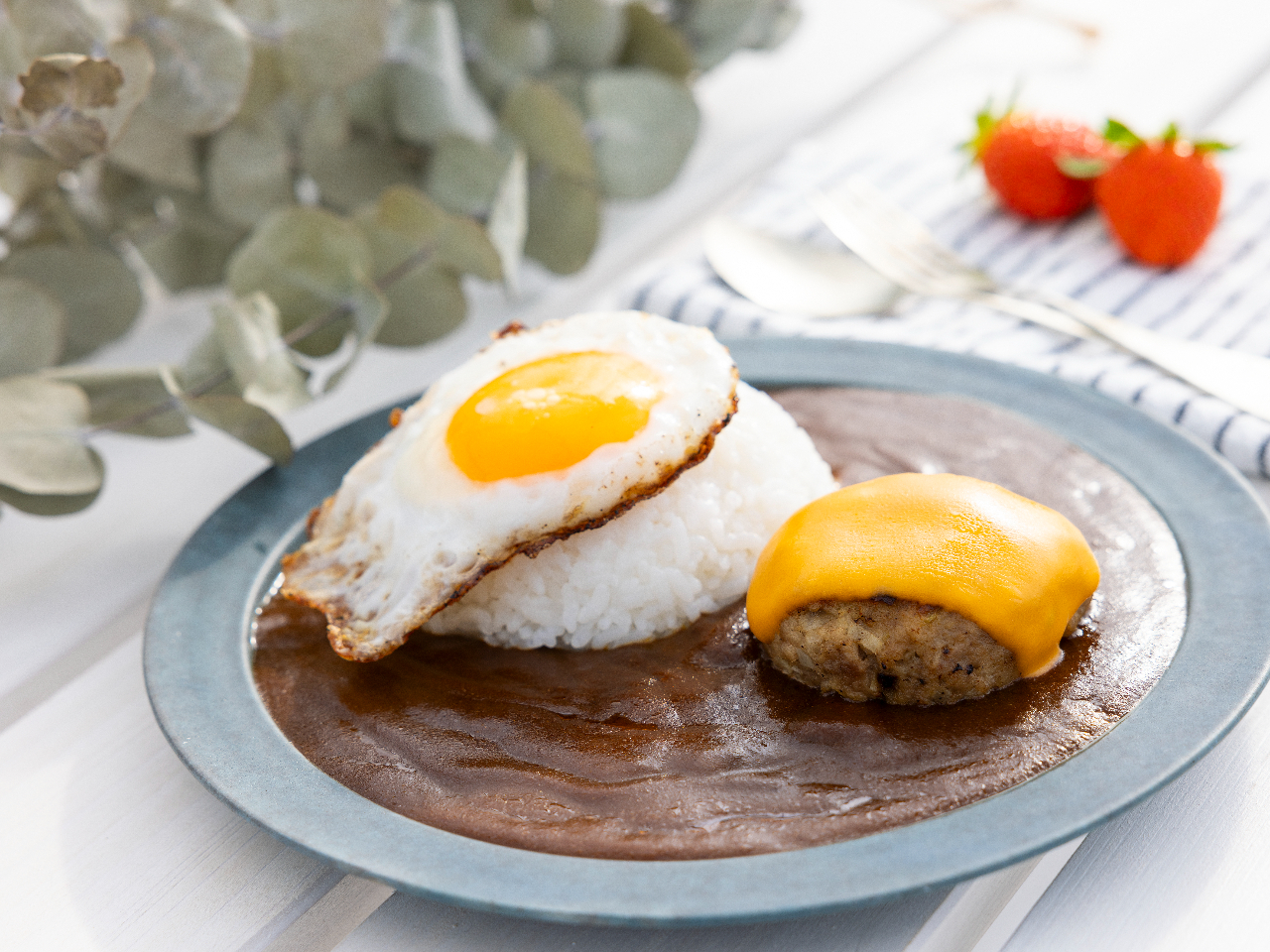 ハンバーグカレー♪