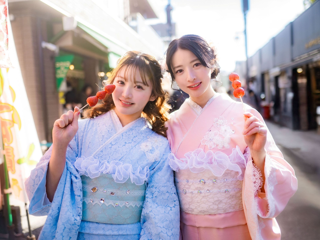 【福岡天神・着物レンタル】好きなグレードから選べる&ヘアセット付!学割プラン