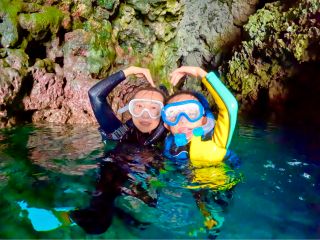 沖縄で海デビュー【ファミリーシュノーケル】3歳からご参加できます♪♪完全貸切インストラクター独り占めプラン☆