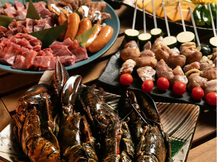 手ぶらBBQ】2時間飲み放題付き！カジュアルBBQコース☆《滋賀草津駅