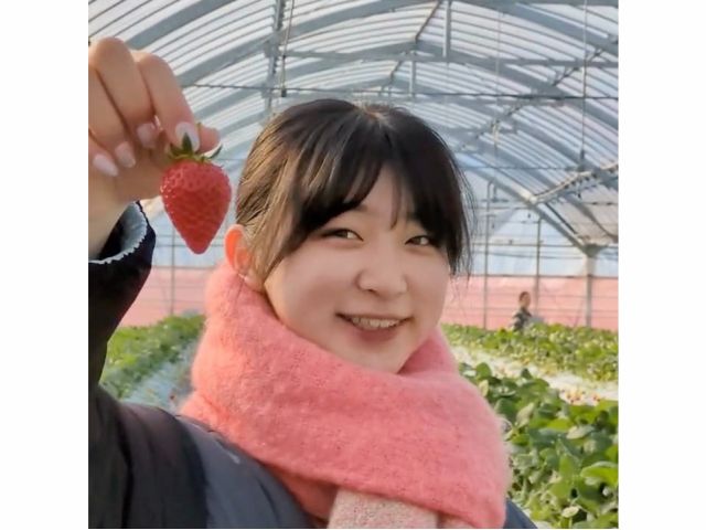 完熟のいちごの味は絶品です!