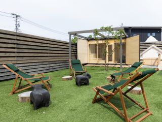 ロッキングチェアでととのうプライベートガーデン