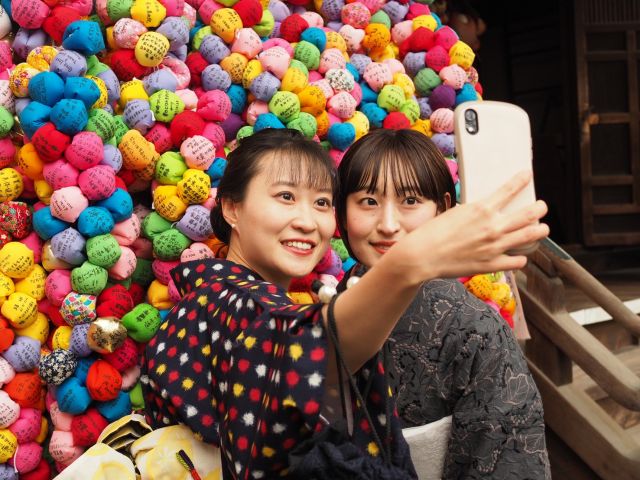 有名な寺社仏閣で着物でお参りも☆