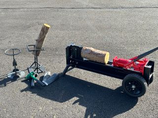 間伐材から薪を作ろう