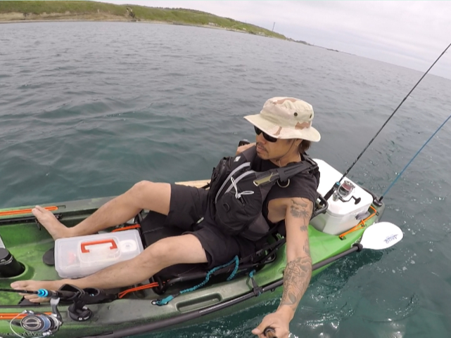 魚群探知機で魚探し!!