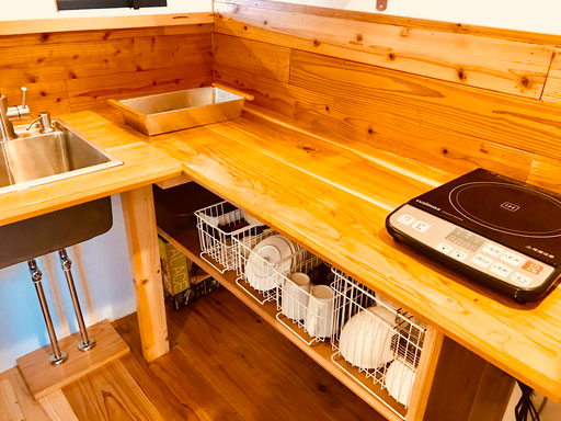 キッチンは自由にお使いいただけます。