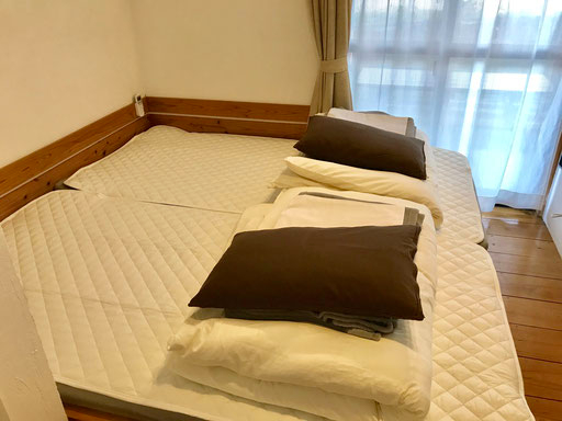 快適な寝室と寝具をご用意!