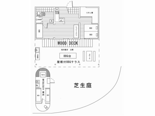 施設内の見取り図です。