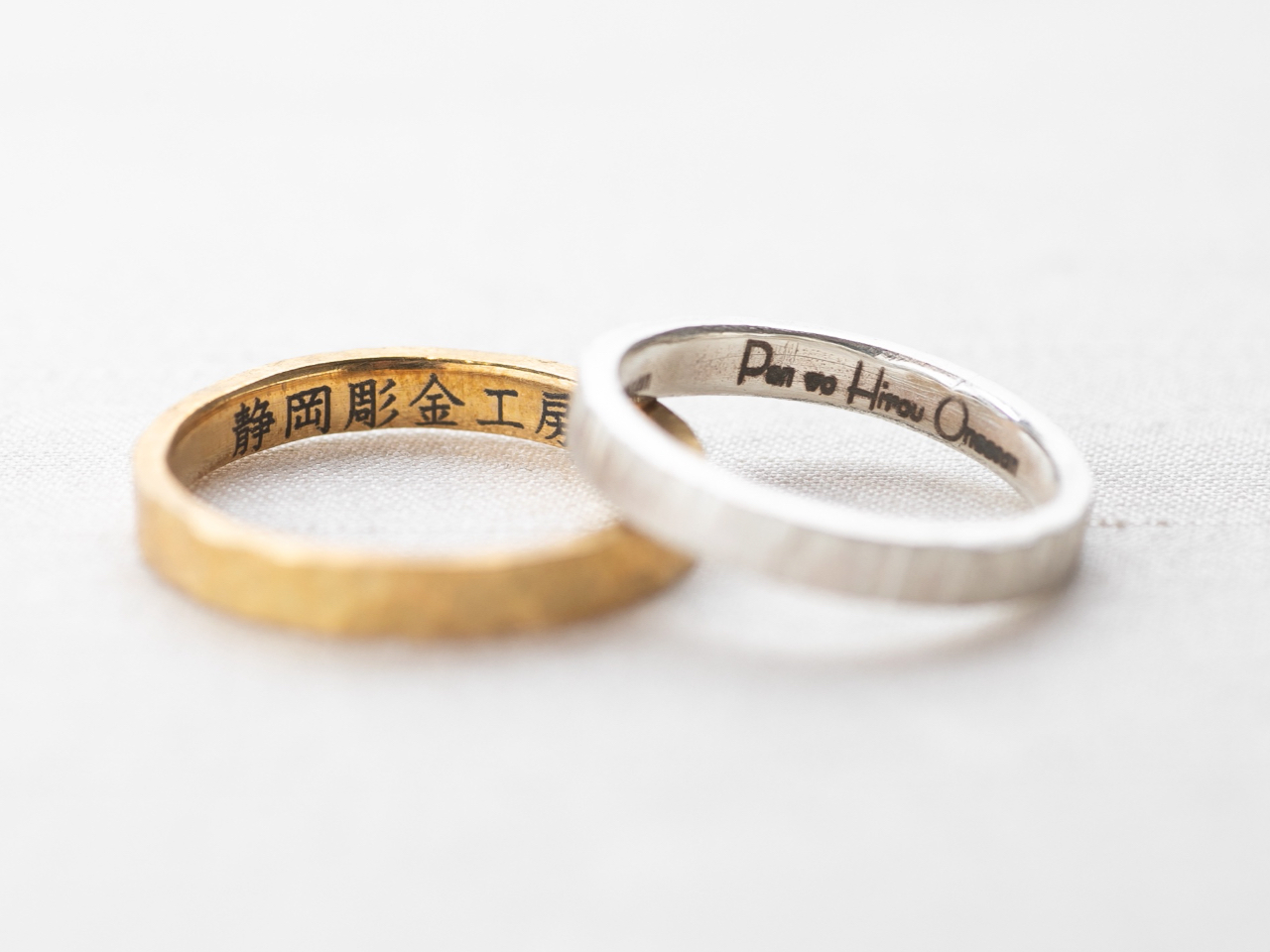 打刻刻印以外にもオプションでレーザー刻印を入れることも出来ます。