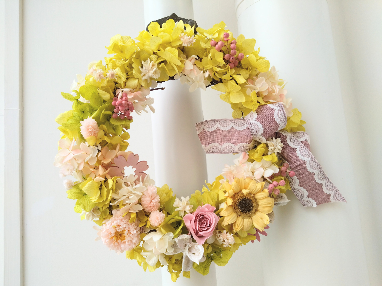 【プリザーブドフラワーリース作り体験】季節やシーンに合わせた素敵なプリザーブドフ...