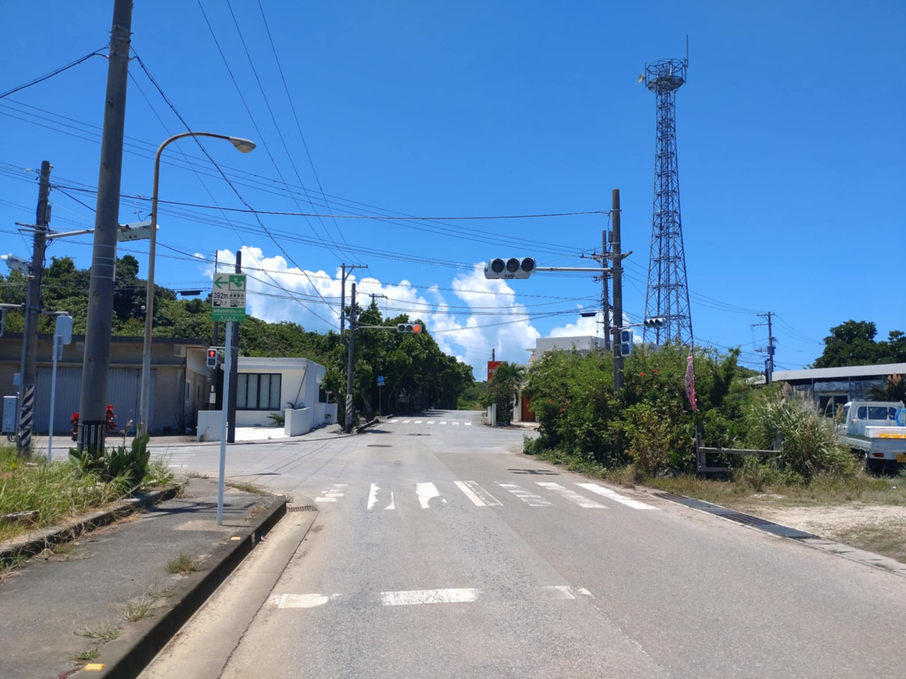 集合場所|池間島ひとつだけの信号機