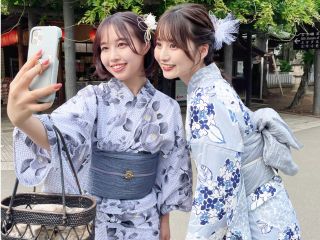 レース浴衣にプランアップもOK!※差額分は店頭にてお支払い可能。
