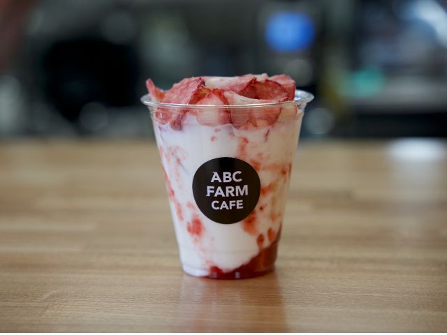 お子様にも大人気!いちごミルク☆