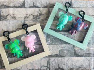 自分の好きな色でキーホルダーが作れる!