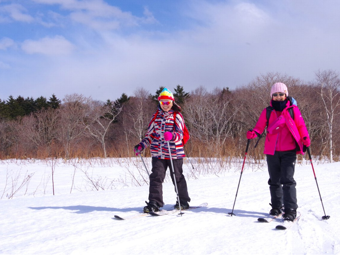 【稚内|スキーシュー】 サロベツ湿原最大の沼をスキーシューで歩く!白銀のパンケ沼...