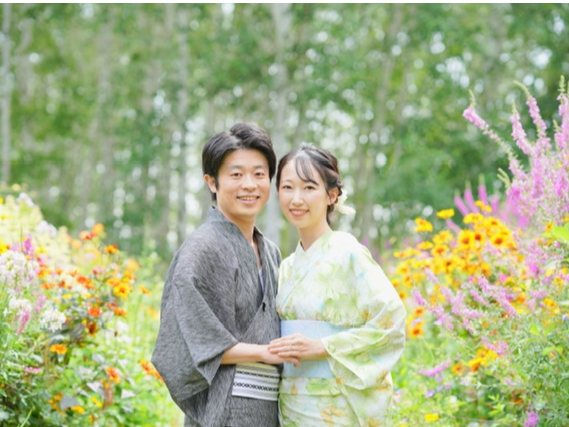 【北海道・旭川市】《女性限定》レンタル着物(着付込)でお散歩コース♪旭川近郊のフ...