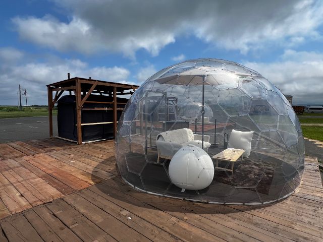 ドームテント・サウナが1セットで貸し切りでご利用頂けます。