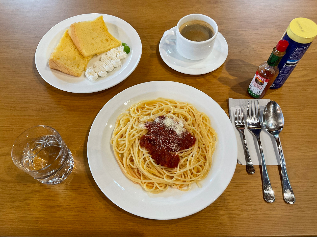 ランチ デザートシフォンケーキ