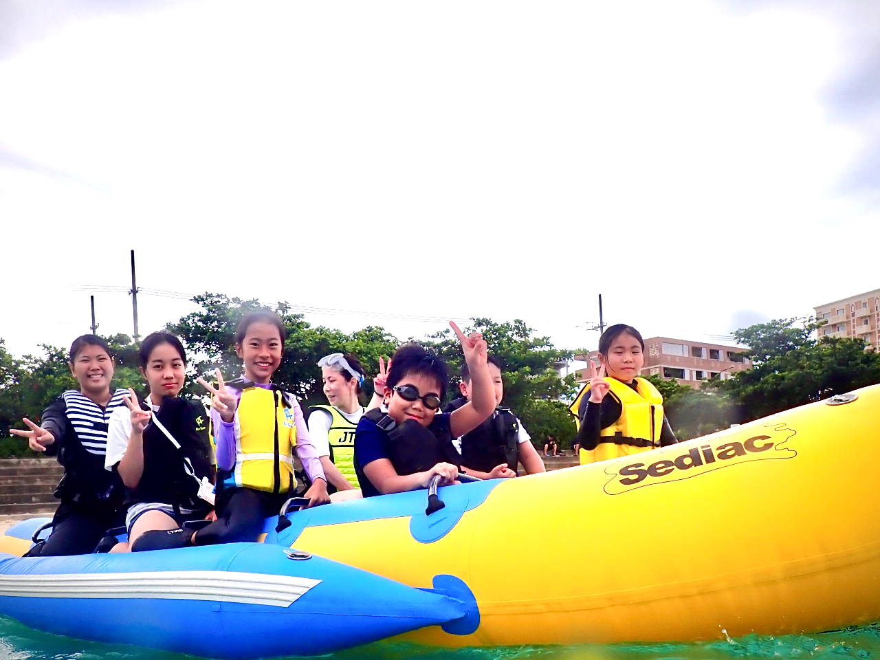 みんなで楽しめるバナナボート!