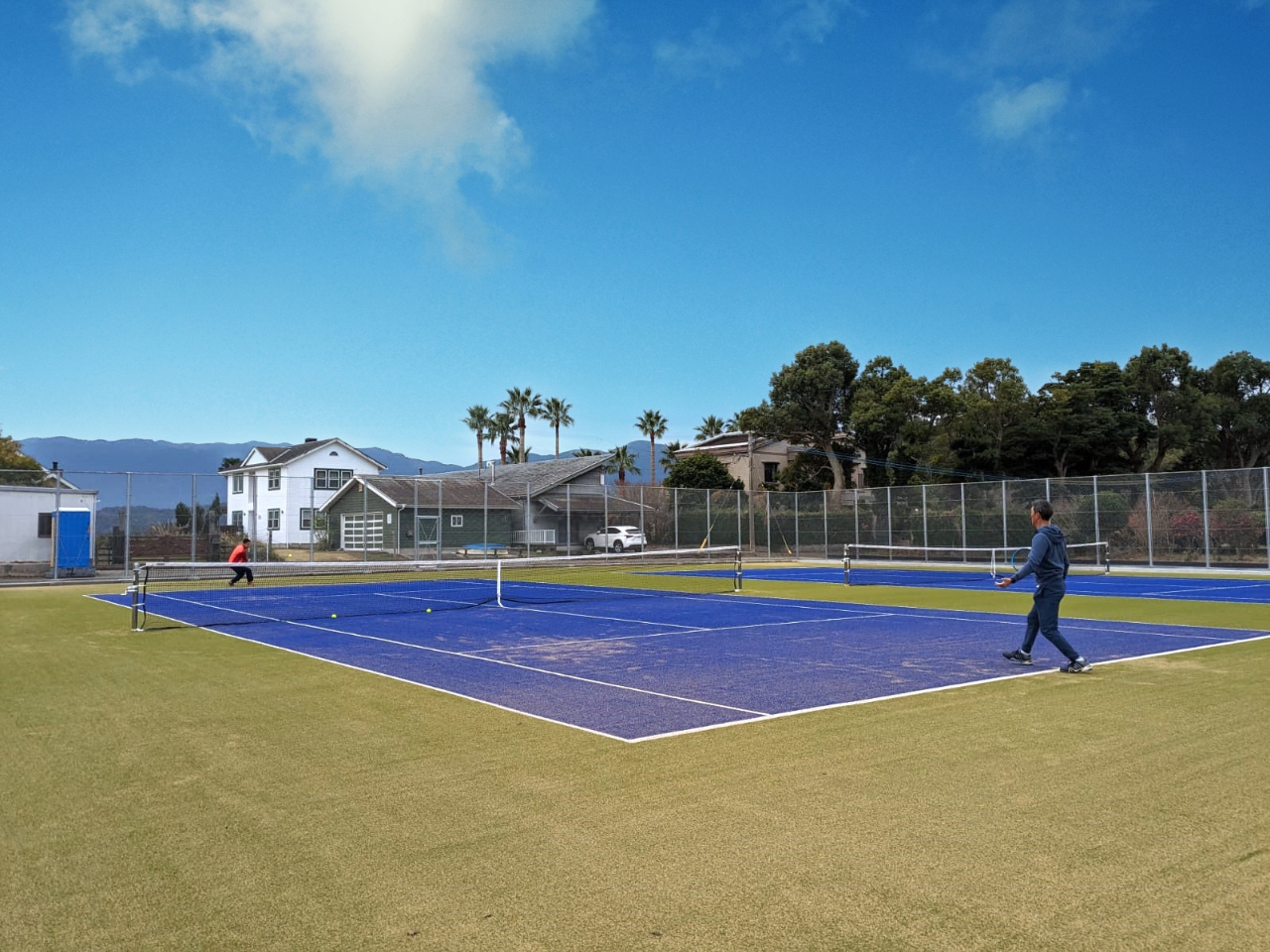 【冬季1月~】福岡 テニス 《 平日 》【 糸島シーサイドテニスコート 】1時間...