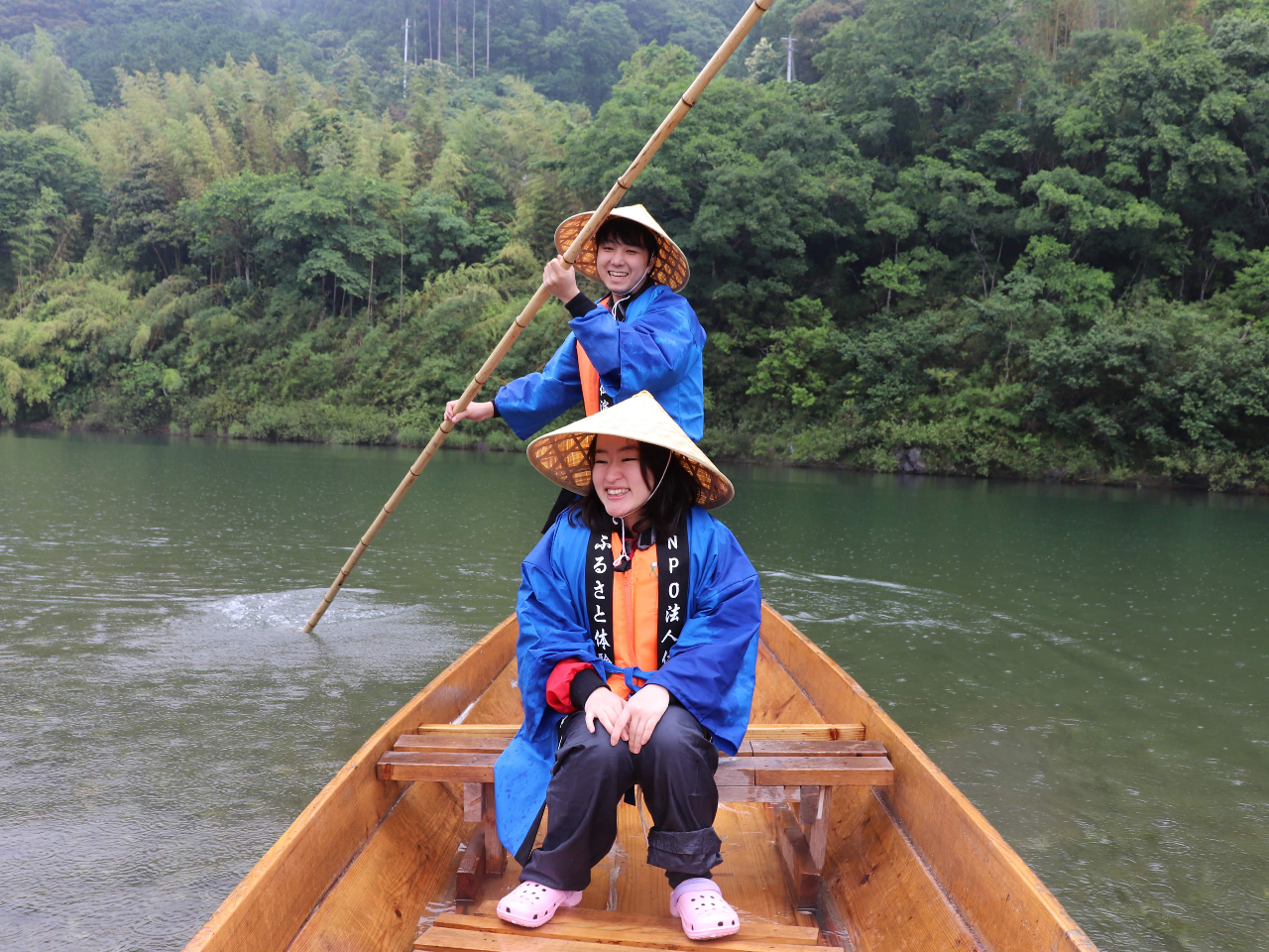 画像はイメージです。使用する和船は別の船になります。