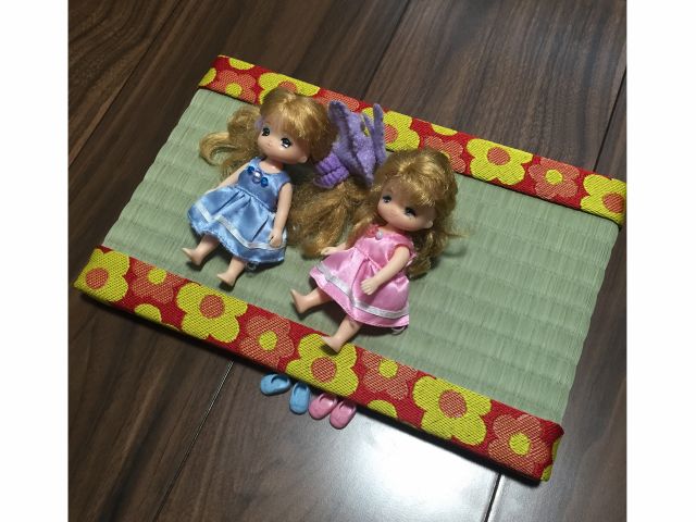 かわいい和室になりました☆ イグサの香りに包まれて気持ちよさそう